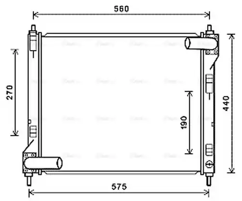 воден радиатор AVA QUALITY COOLING DN2354