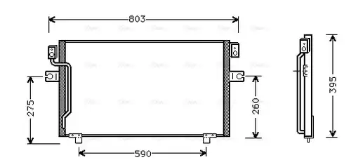 кондензатор, климатизация AVA QUALITY COOLING DN5186