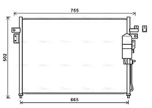 кондензатор, климатизация AVA QUALITY COOLING DN5404D