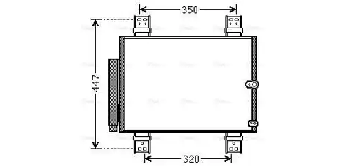 кондензатор, климатизация AVA QUALITY COOLING DU5064D