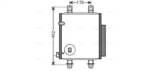 кондензатор, климатизация AVA QUALITY COOLING DU5072D