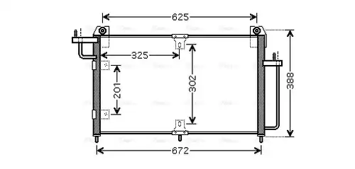 кондензатор, климатизация AVA QUALITY COOLING DW5065