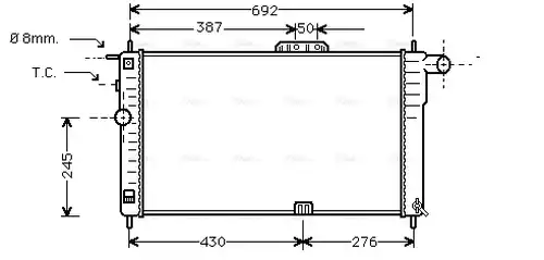 воден радиатор AVA QUALITY COOLING DWA2001