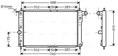 воден радиатор AVA QUALITY COOLING DWA2014