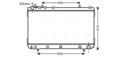 воден радиатор AVA QUALITY COOLING DWA2109