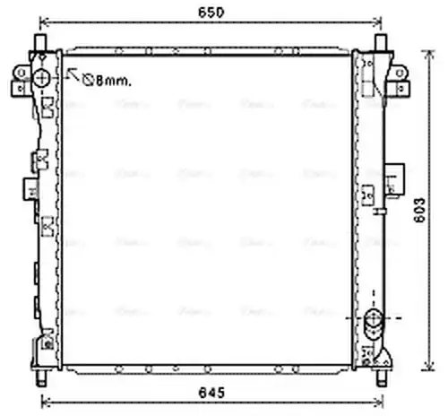 воден радиатор AVA QUALITY COOLING DWA2123