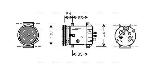 компресор за климатик AVA QUALITY COOLING DWAK020