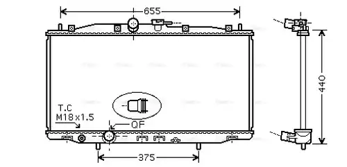 воден радиатор AVA QUALITY COOLING HD2170