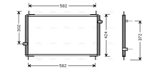 кондензатор, климатизация AVA QUALITY COOLING HD5112