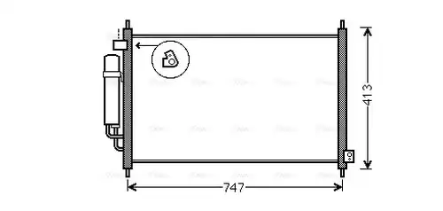 кондензатор, климатизация AVA QUALITY COOLING HD5234D