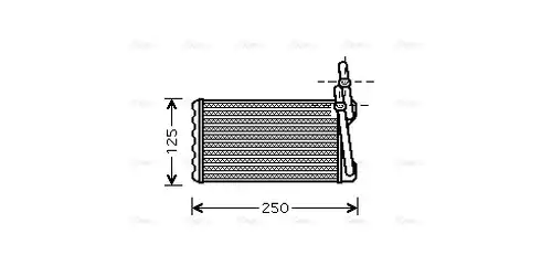 топлообменник, отопление на вътрешното пространство AVA QUALITY COOLING HD6203