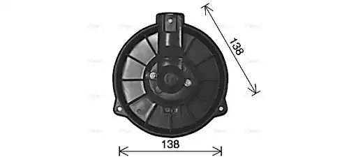 вентилатор вътрешно пространство AVA QUALITY COOLING HD8318