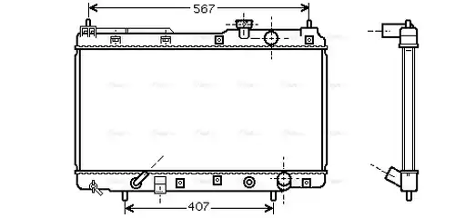 воден радиатор AVA QUALITY COOLING HDA2104