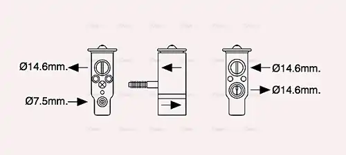 разширителен клапан, климатизация AVA QUALITY COOLING HY1458