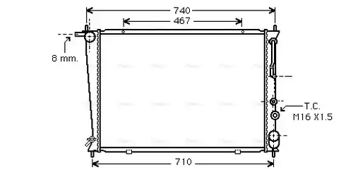 воден радиатор AVA QUALITY COOLING HY2054