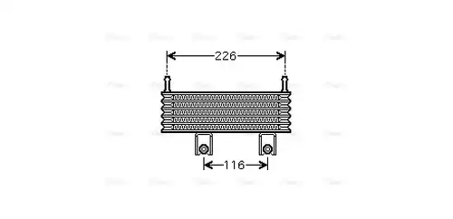 маслен радиатор, автоматична трансмисия AVA QUALITY COOLING HY3152