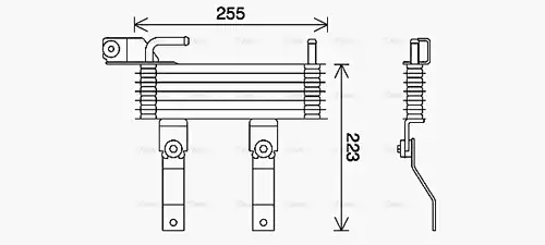 маслен радиатор, автоматична трансмисия AVA QUALITY COOLING HY3369