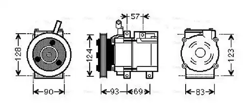 компресор за климатик AVA QUALITY COOLING HYAK259