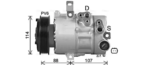 компресор за климатик AVA QUALITY COOLING HYAK498