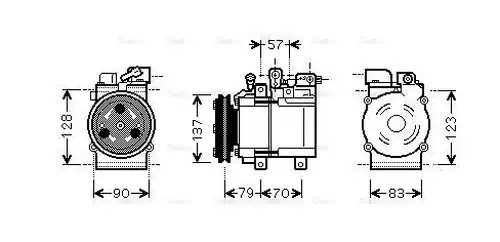 компресор за климатик AVA QUALITY COOLING HYK139