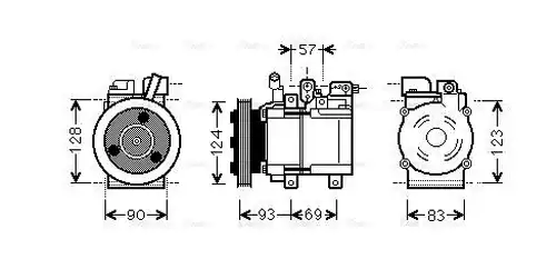 компресор за климатик AVA QUALITY COOLING HYK259