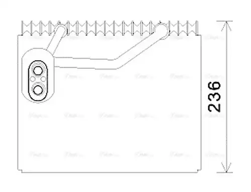 изпарител, климатична система AVA QUALITY COOLING HYV367