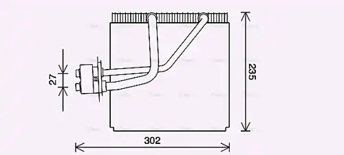 изпарител, климатична система AVA QUALITY COOLING HYV457