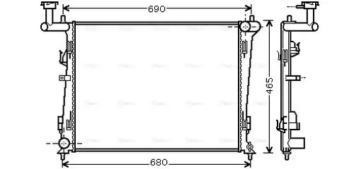 воден радиатор AVA QUALITY COOLING KA2097