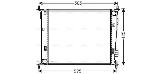 воден радиатор AVA QUALITY COOLING KA2135