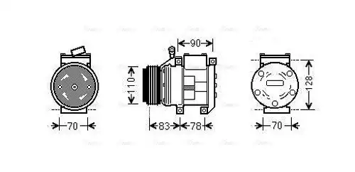 компресор за климатик AVA QUALITY COOLING KAAK173