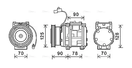 компресор за климатик AVA QUALITY COOLING KAAK178