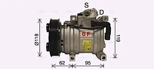 компресор за климатик AVA QUALITY COOLING KAK298