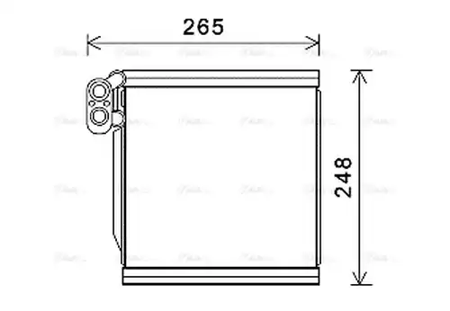 изпарител, климатична система AVA QUALITY COOLING KAV196