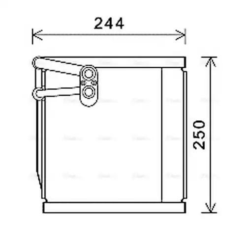 изпарител, климатична система AVA QUALITY COOLING KAV199