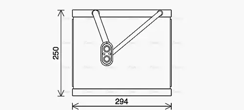 изпарител, климатична система AVA QUALITY COOLING KAV295