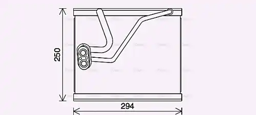 изпарител, климатична система AVA QUALITY COOLING KAV297