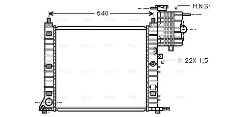 воден радиатор AVA QUALITY COOLING MS2213