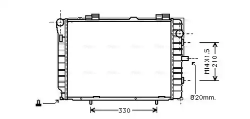 воден радиатор AVA QUALITY COOLING MS2229