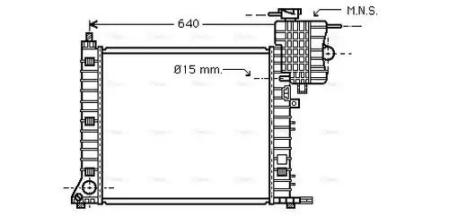 воден радиатор AVA QUALITY COOLING MS2336