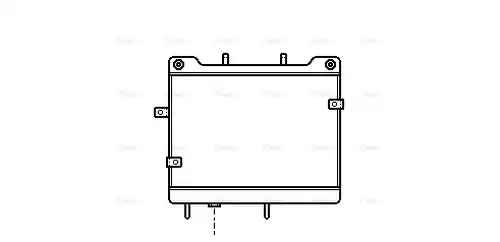 маслен радиатор, автоматична трансмисия AVA QUALITY COOLING MS3140