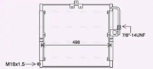 кондензатор, климатизация AVA QUALITY COOLING MS5709