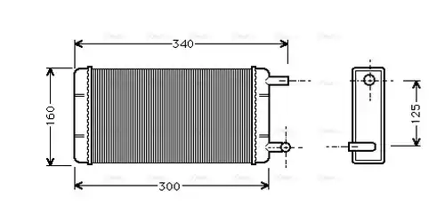 топлообменник, отопление на вътрешното пространство AVA QUALITY COOLING MS6108