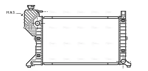 воден радиатор AVA QUALITY COOLING MSA2183