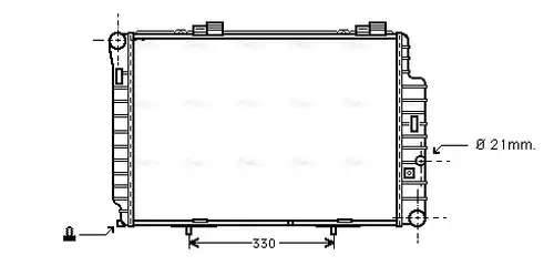 воден радиатор AVA QUALITY COOLING MSA2234