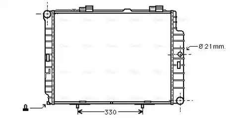 воден радиатор AVA QUALITY COOLING MSA2287