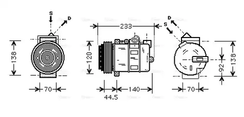 компресор за климатик AVA QUALITY COOLING MSAK277