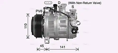 компресор за климатик AVA QUALITY COOLING MSAK773