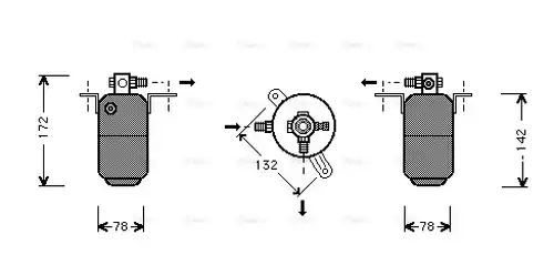 изсушител, климатизация AVA QUALITY COOLING MSD005