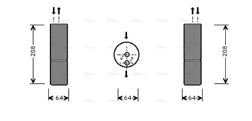 изсушител, климатизация AVA QUALITY COOLING MSD053