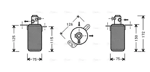 изсушител, климатизация AVA QUALITY COOLING MSD267